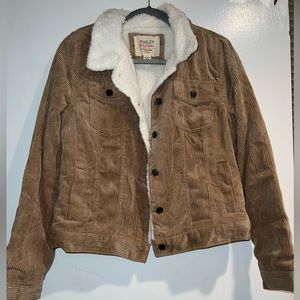 Soft, fuzzy button up jacket